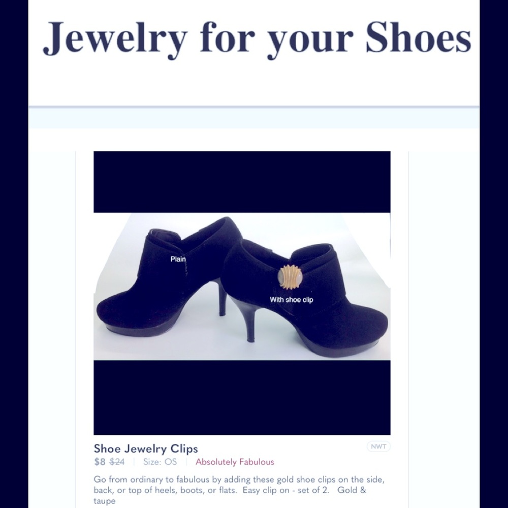 Shoe Jewelry Clips